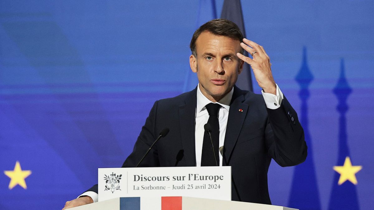 Macron: Nükleer silahlar da dahil olmak üzere "ortak Avrupa savunması" konusunu tartışmaya açmaya hazırım