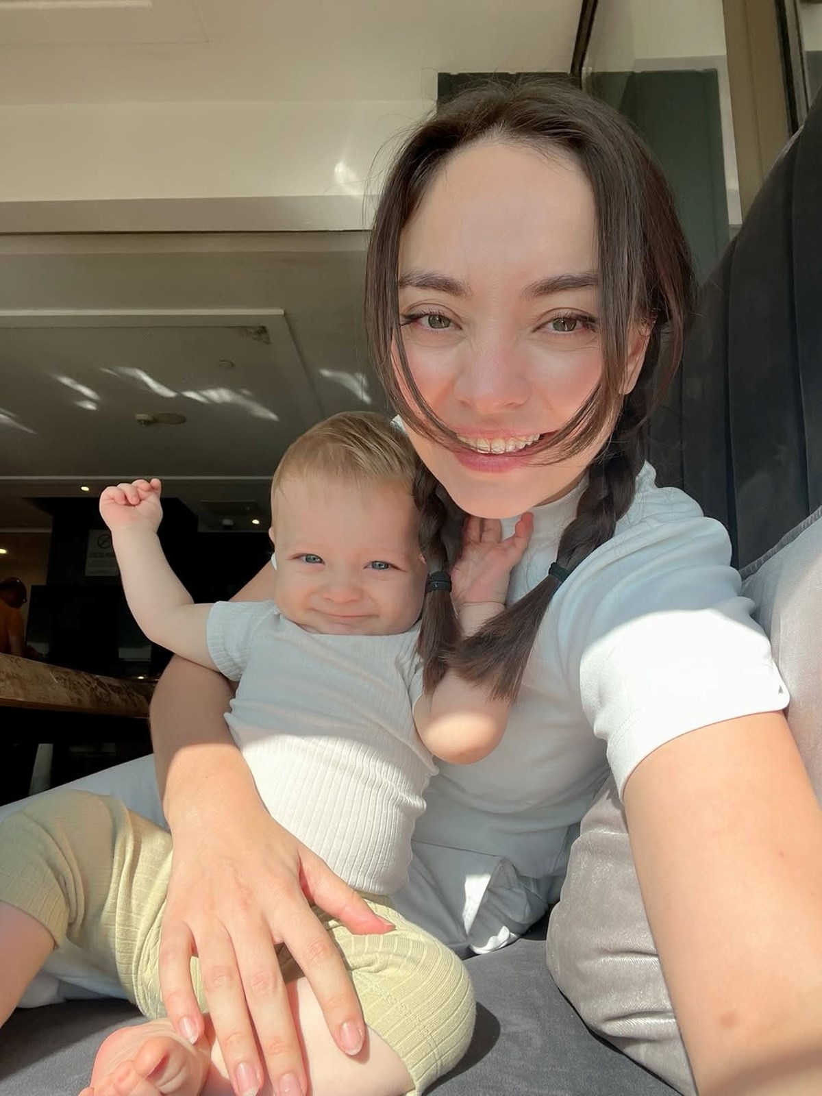 Zeynep Tuğçe Bayat'tan oğlu Atlas ile yeni kareler: Benziyor muyuz? - görsel 4