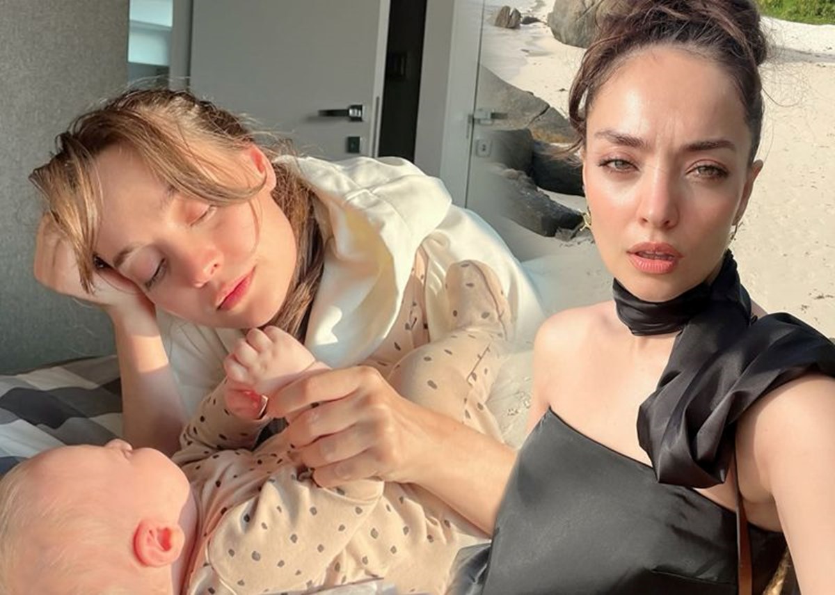 Zeynep Tuğçe Bayat'tan oğlu Atlas ile yeni kareler: Benziyor muyuz?