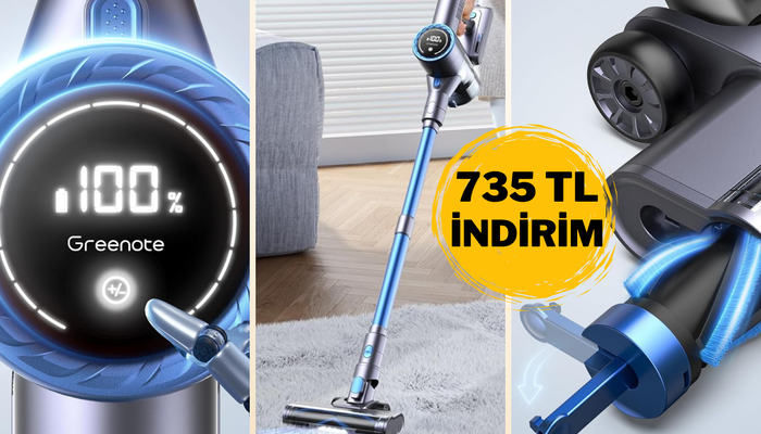 Fiyatı 4 bin 165 TL'ye düştü!  En çok satan Greenote dikey elektrikli süpürge günün meselesi haline geldi