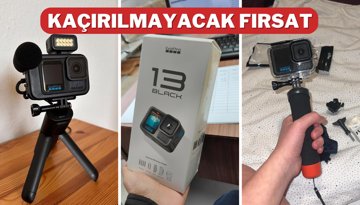 Maceracılar burada! GoPro Hero13 Siyah Fırsatların Özel Satışı