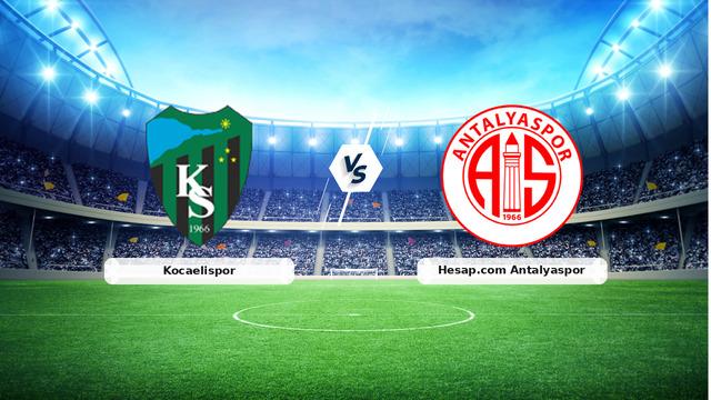 CANLI | Kocaelispor - Hesap.com Antalyaspor karşılaşması! Maç tarihi, saati ve yayın kanalı nedir? - 19 Aralık 2025