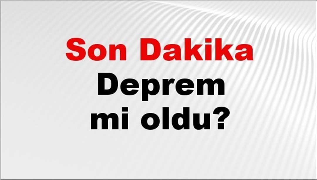 Son dakika Balıkesir'de deprem mi oldu? Az önce deprem Balıkesir'de nerede oldu? Balıkesir deprem Kandilli ve AFAD son depremler listesi 25 Ekim 2025