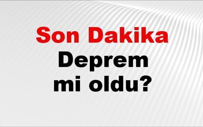 Son dakika Hakkari'de deprem mi oldu? Az önce deprem Hakkari'de nerede oldu? Hakkari deprem Kandilli ve AFAD son depremler listesi 25 Temmuz 2026